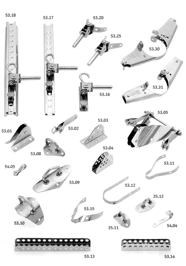 Mast and Boom Fittings by Viadana from Sailcare